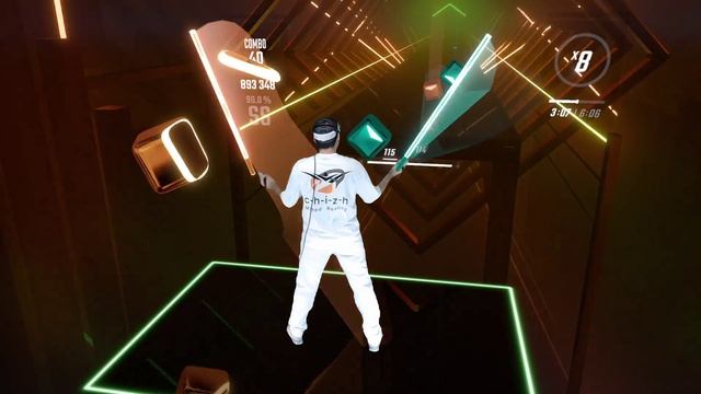 Beat Saber - Eminem - Rap God (Expert+) [Mixed Reality]