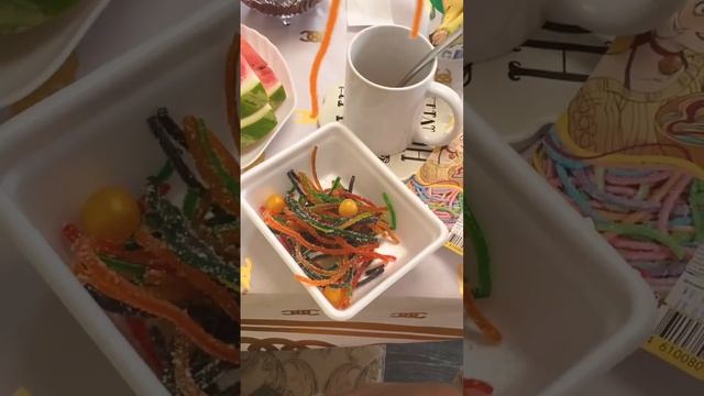 Манеки рамен / мармеладный доширак ☺️ #вкусняшки
