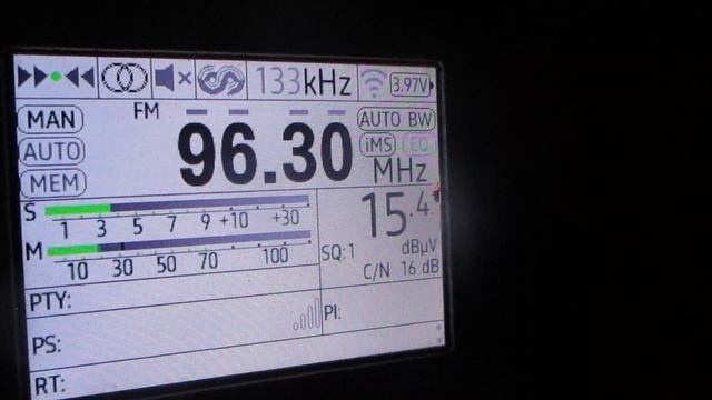 96.3  v  Radio Maximum  (Kohtla-Nõmme)(Estonia)(Ida-Viru maakond)~ 249km  222°  110 m  1.2 kW (ERP)