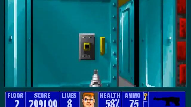 Wolfenstein 3D - Episode 2 (Operation Eisenfaust) Level 03