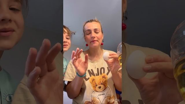 Глазунья с помидорами # рецепты