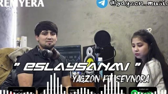 Yagzon ft Sevnora “ Eslaysanmi” Mp3 Ягзон фт Севнора “Еслайсанми”
