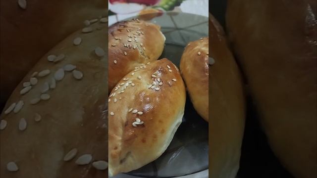 Пирожки с яблочным повидлом 🥟☕🤠