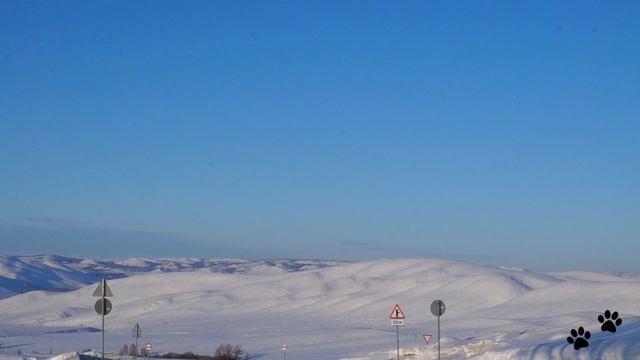 Любуемся нашими зимними Уральскими горами.