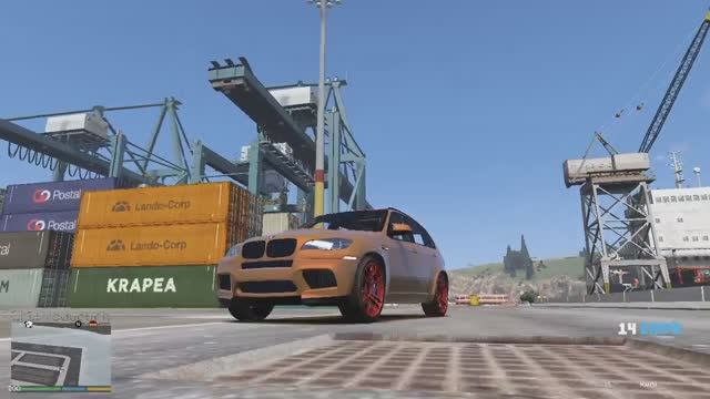 BMW X5M E70 Playboy Handling M cупер дрифт кроссовер в доках в гта 5,