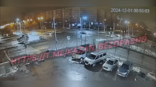 ДТП с машиной скорой помощи в Казани