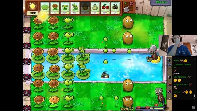 ЗОМБИ ЗАШЕЛ В ДОМ? Я ПРОИГРАЛ? 🌻 Папич Проходит Plants vs Zombies (часть 2)