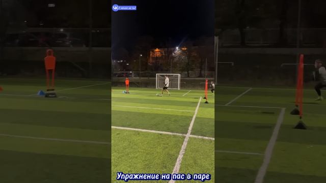 Упражнение на пас в паре