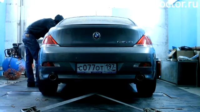 BMW e63 V8 N62 4,4i Дино-стенд. Замер мощности.