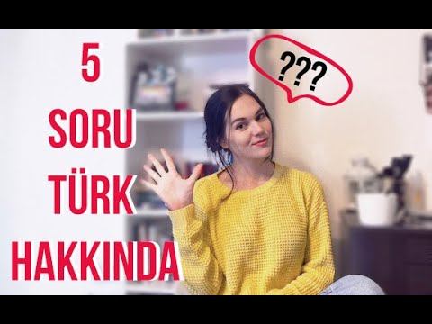 5 soru Türk hakkında/Yabancı Türkçe oğreniyor/Rus Kız Türkçe Konuşuyor/Учу турецкий