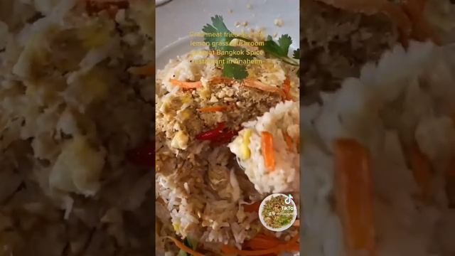 Crab meat fried rice