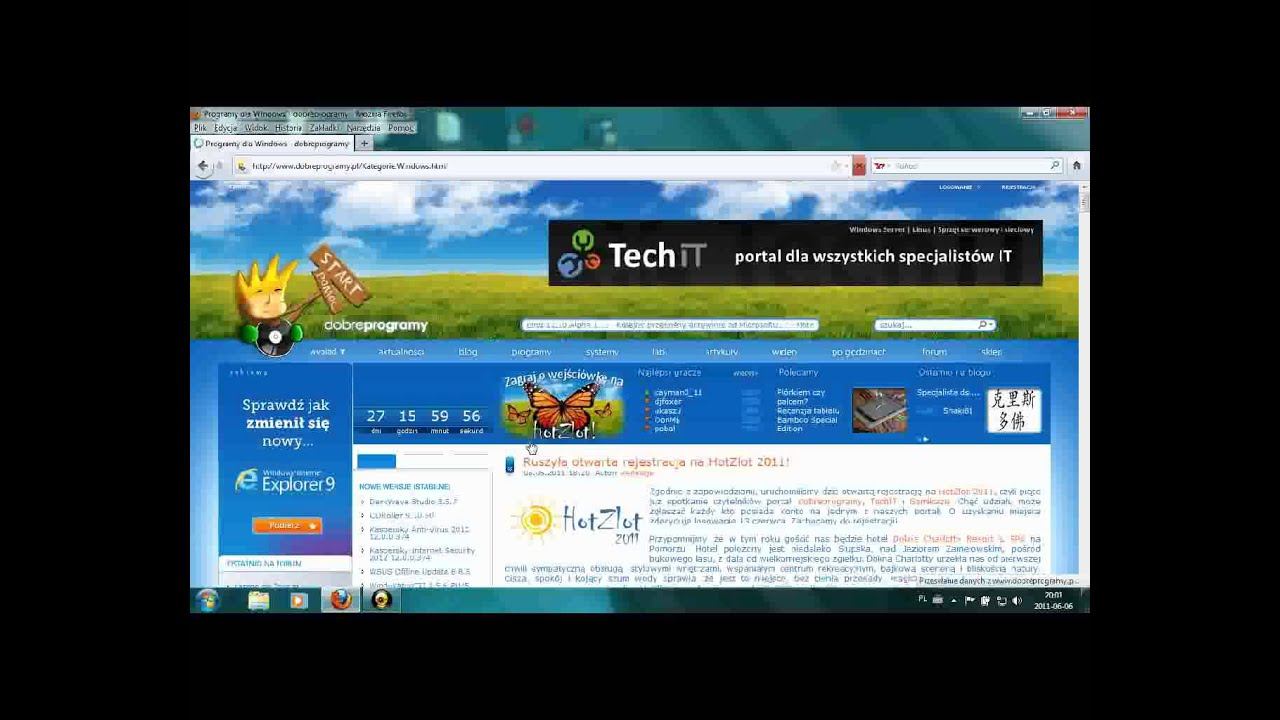 jak pobrać przeglądarkę internetową opera 11