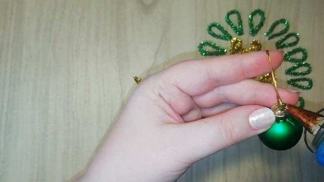 DIY/ОРИГИНАЛЬНАЯ ИГРУШКА НА ЁЛКУ/ СВОИМИ РУКАМИ/ИЗ СИНЕЛЬНОЙ ПРОВОЛОКИ