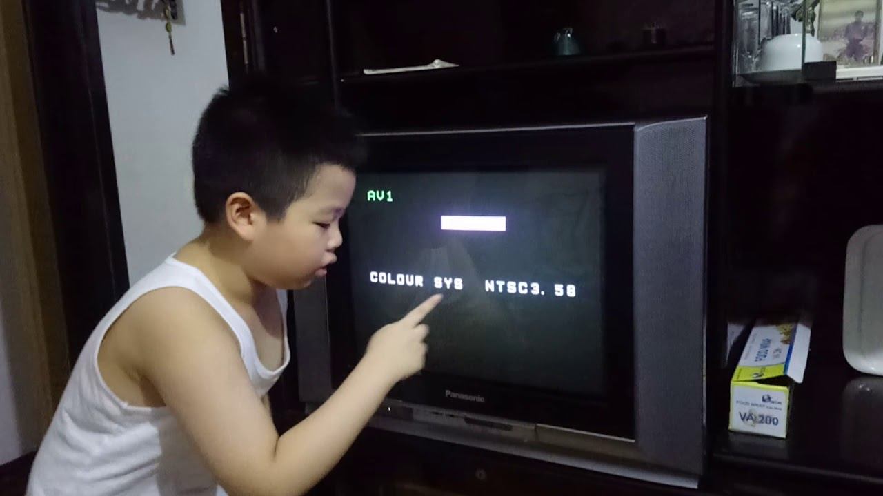 Menu tv panasonic color sys dvd