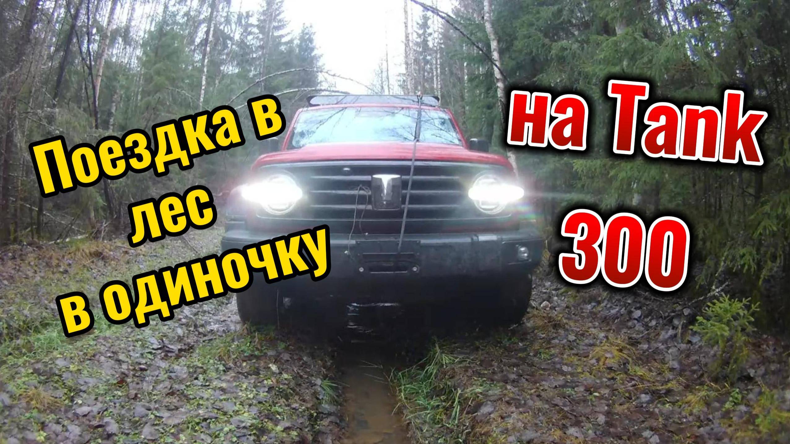 [OFFroad] Tank 300. Поездка в одного. Дружная горка - Вырица.