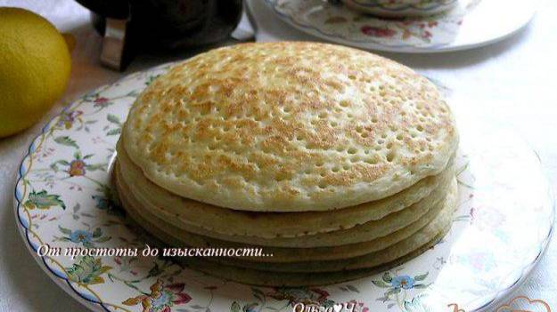 Блины на сыворотке (без яиц)