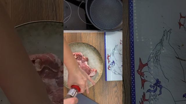 Отбивная из свиной шеи #cooking #food #recipe #homemade #pork neck chop #foodie #delicious