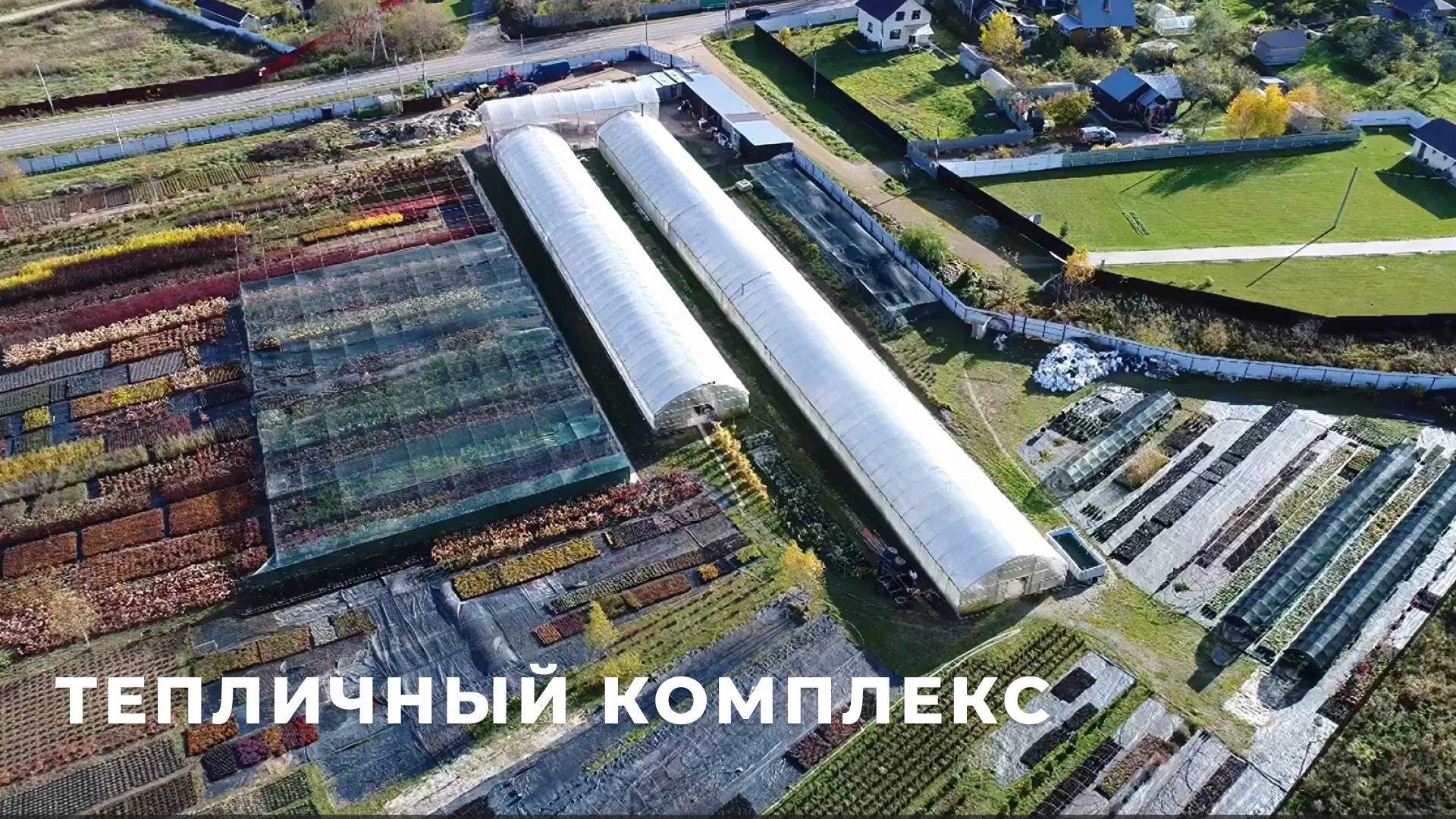 Теннельная теплица с хоз блоком