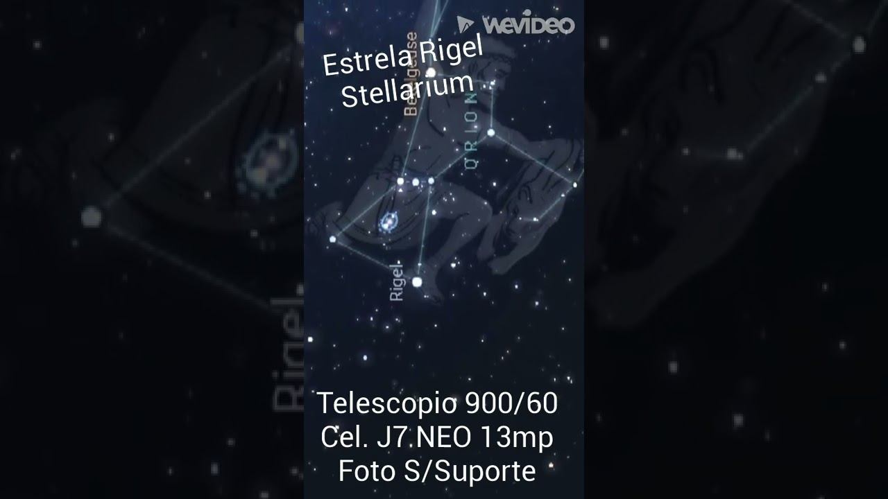 Estrela Rigel / Telescópio 90060 / Cel J7 NEO 13mp / Ocular 20mm / Amador