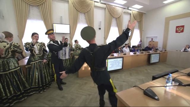 ГУК Забайкальские казаки - Выступление на церемонии награждения инвалидов