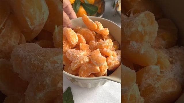 🍊 Мороженое из мандаринов
#десерты