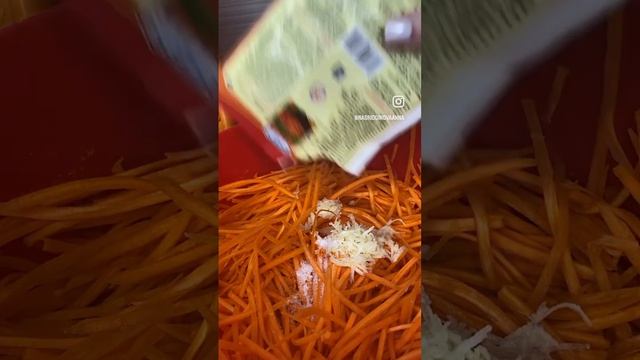 У каждой хозяйки есть свой рецепт корейской моркови, я готовлю по рецепту моей бабушки❤️