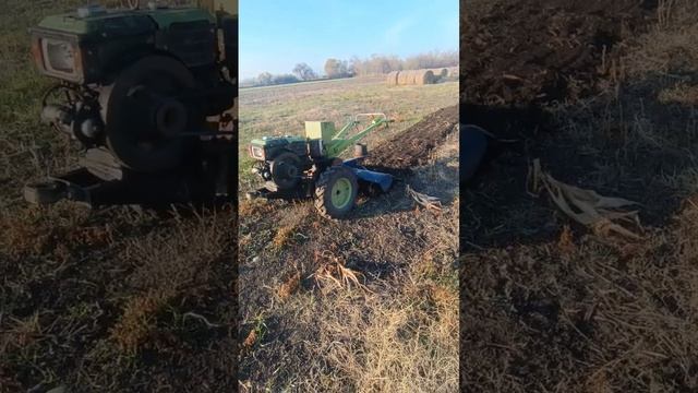 тяжёлый дизельный мотоблок с Почвофрезой