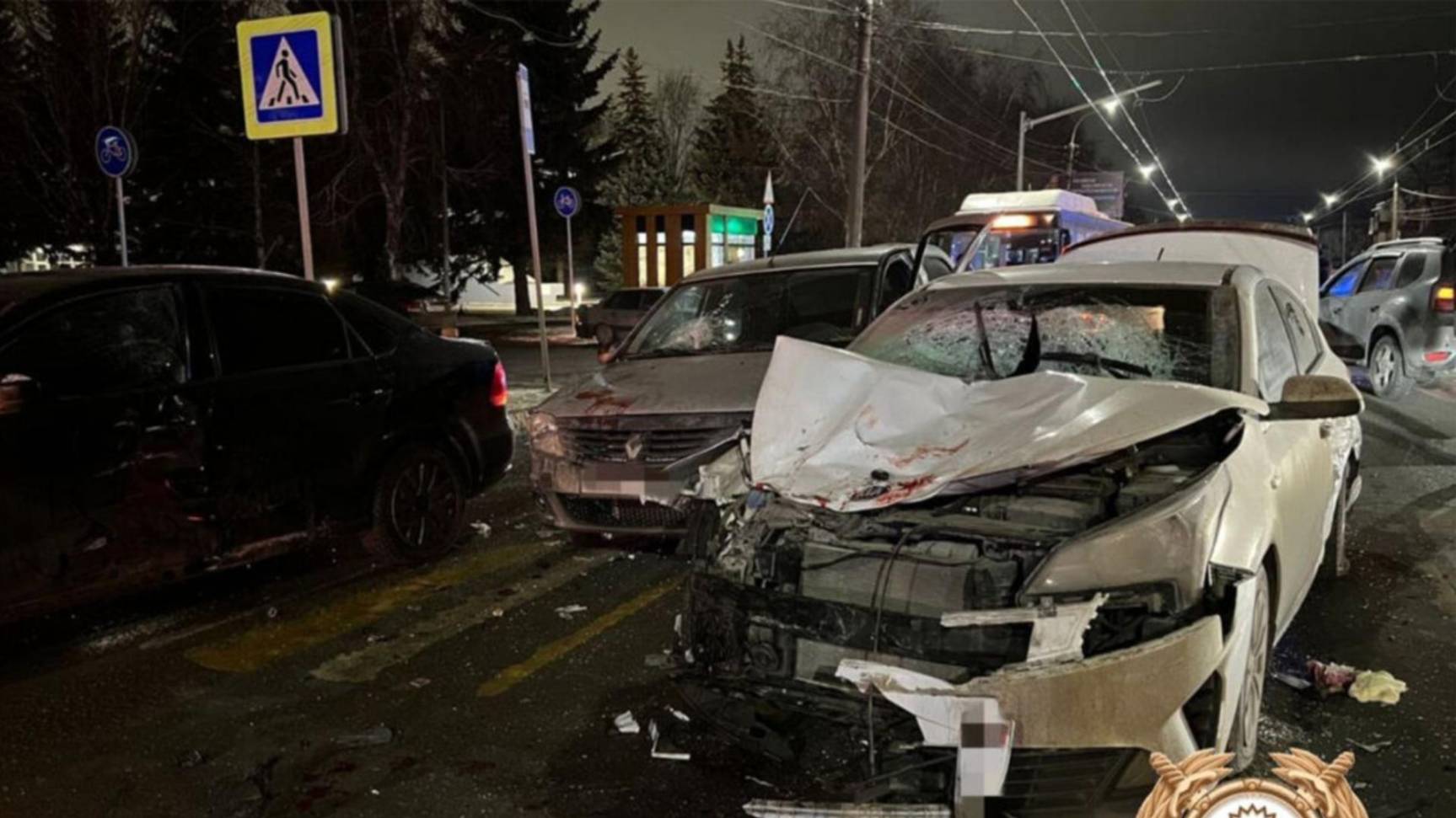 Барабанщик врезался в полицейского, оформлявшего ДТП в Уфе