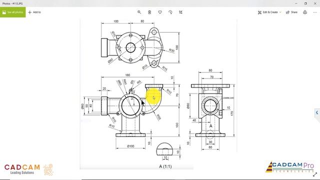 #113 Autodesk Inventor 2020 Деталь №10