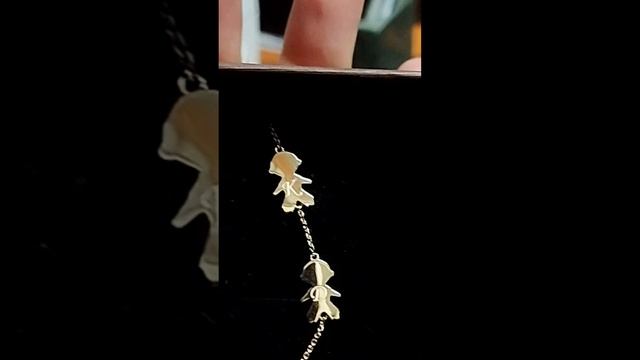 Гравировка на золотом браслете