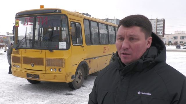 Новый школьный автобус для майнской школы