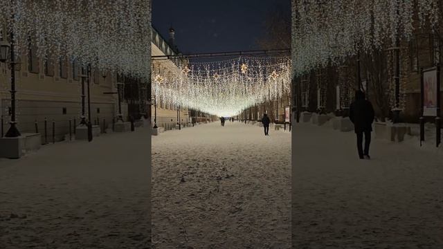 Яркий вечерний Салехард. Прогулка в горсаду