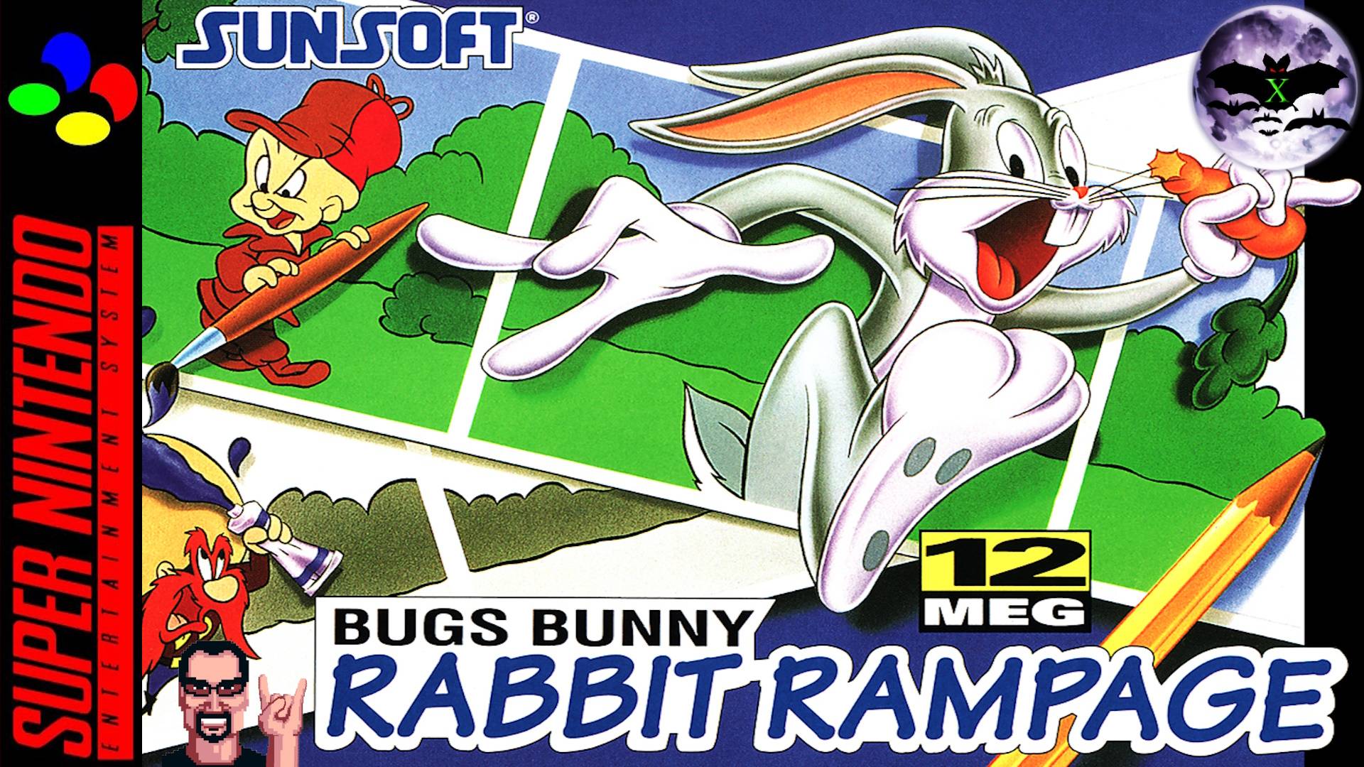 Bugs Bunny Rabbit Rampage прохождение | Игра (SNES, 16 bit) Стрим