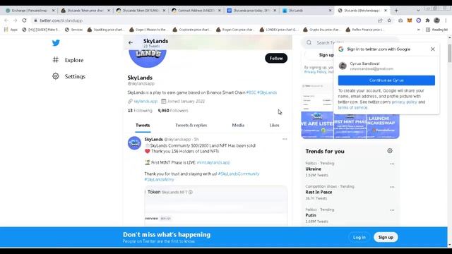 EP86 Sky Lands (SKYLANDS) Shitcoin Review | skylands.app | BEP20 Token Binance Smart Chain