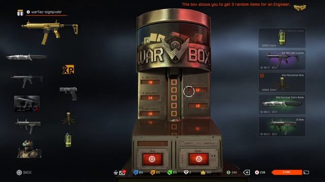 Warface:Opening SIG MPX SBR CUSTOM BOXES with 200k