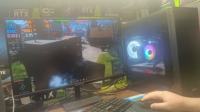 test game 2650 v2 32gb Rx 580 8gb
