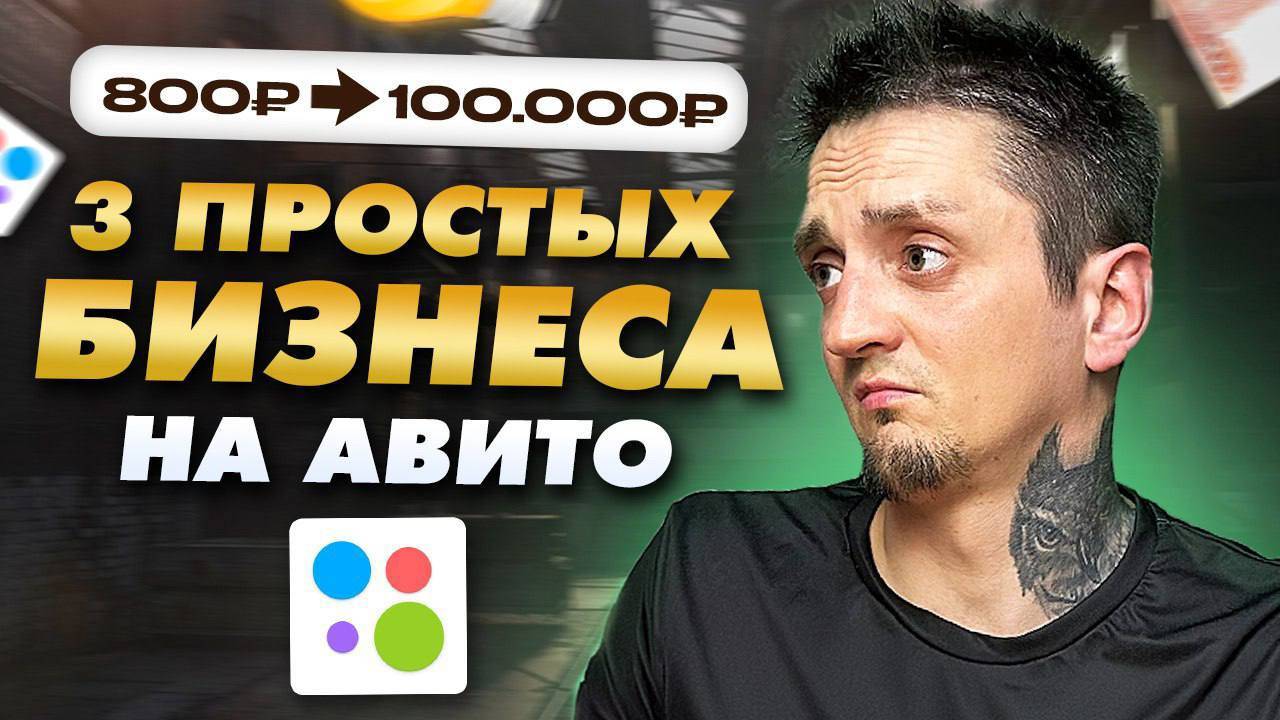 3 Бизнес-идеи на АВИТО за 800р. Самый простой запуск с доходом от 100.000 в первый месяц!