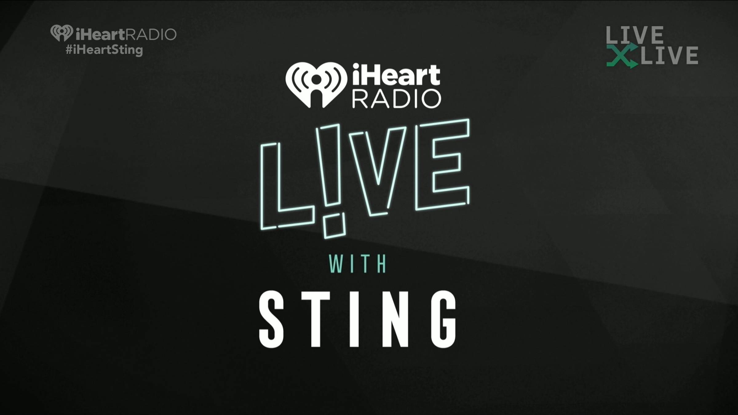 Sting - iHeartRadio L!VE, iHeartRadio Theater LA, Burbank, CA (live, 2020)