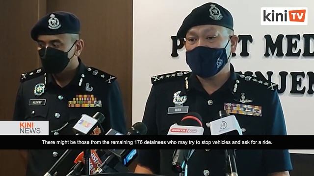 Police launch manhunt for escaped detainees, warns that they might commit crime