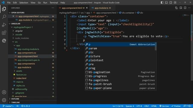 209. Assignment - Implementing age validation functionality using ngSwitch