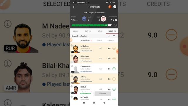 AMR vs RUR DREAM11 || RUR Vs AMR DREAM11 Prediction || AMR VS RUR 24TH OMAN D20 MATCH