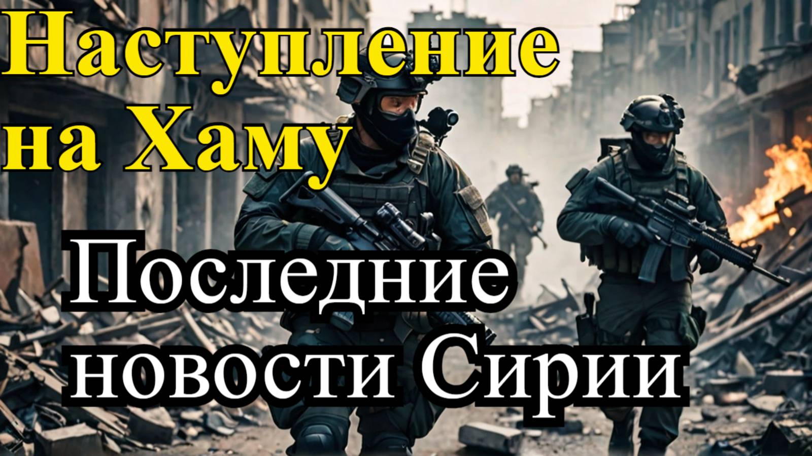 Сирийские боевики наступают на Хаму: последние новости