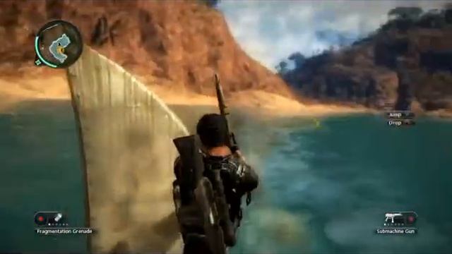 Just Cause 2 PS3 shark glitch