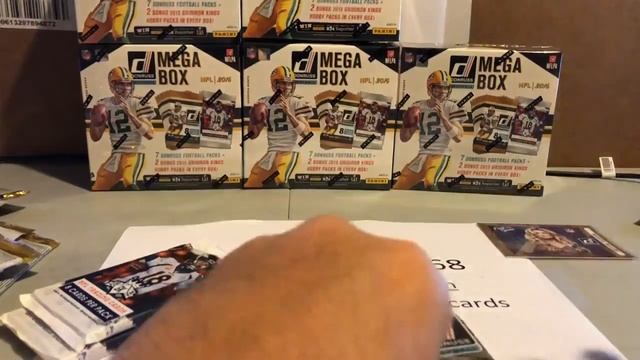 Break #13 - 2016 Donruss Panini Football 1/2 Case Break 10 Mega Boxes   LOTS OF HITS!!!