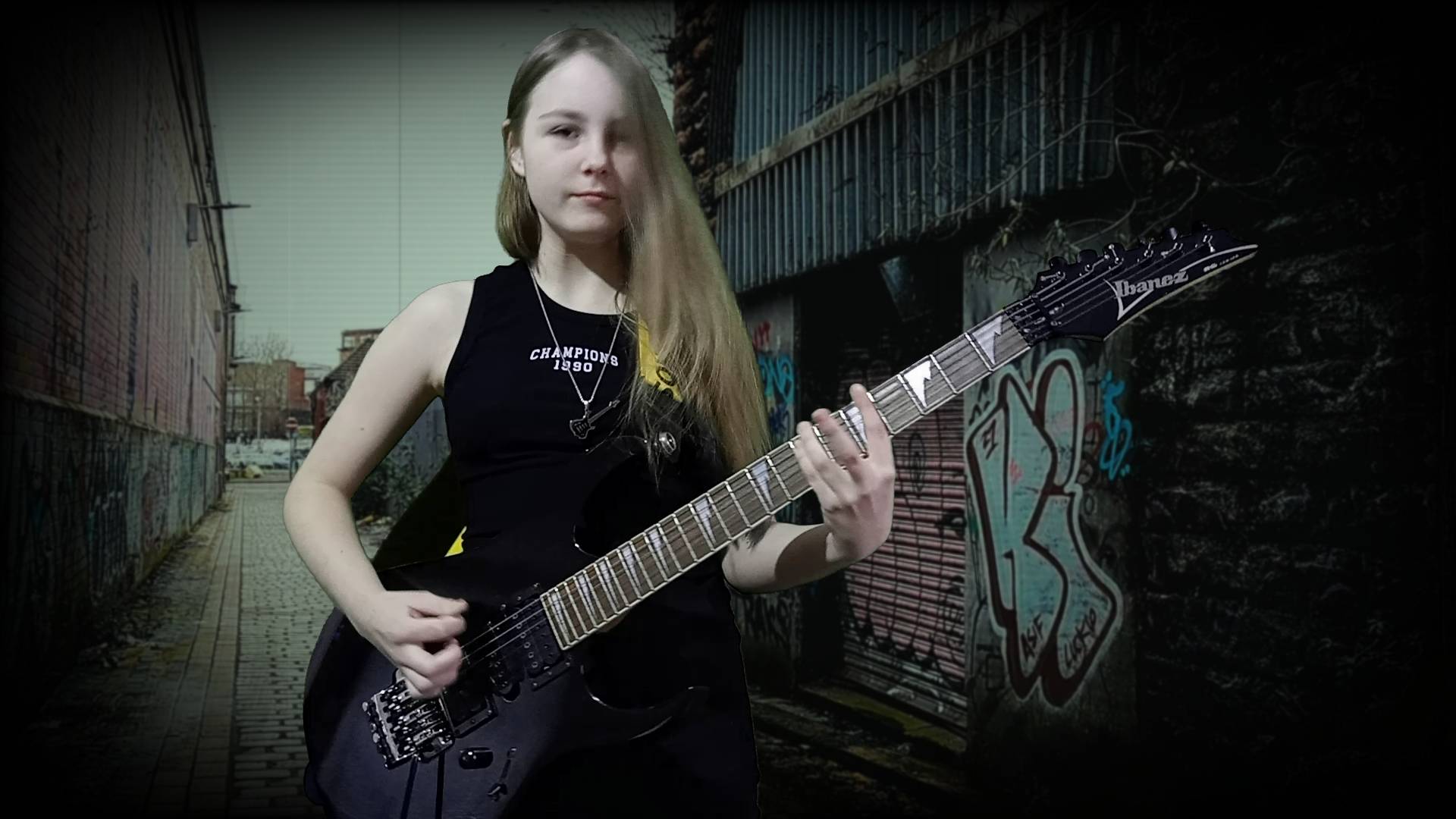 Играю рок. Алексия - 11 лет. Bon Jovi. Livin on a Prayer. Cover