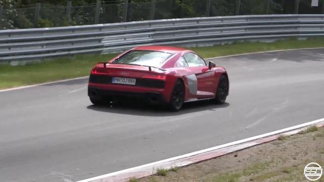 Промышленный парк Нюрбургринга -Bugatti Chiron, Puma ST, RS3 Performance, GT2 RS и т.д.