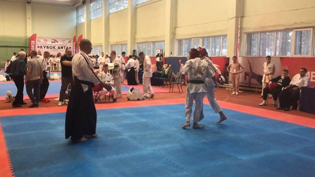 Кубок Anta 28.03.2021 Петр Рыбас (красный шлем с белым бантом) 1 бой