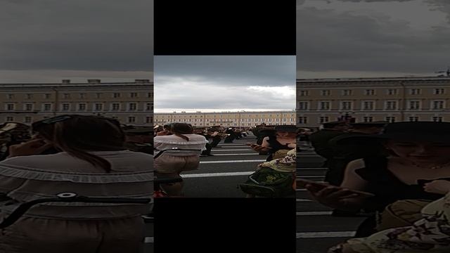 Репетиция к Дню Победы. Оркестр на Дворцовой.