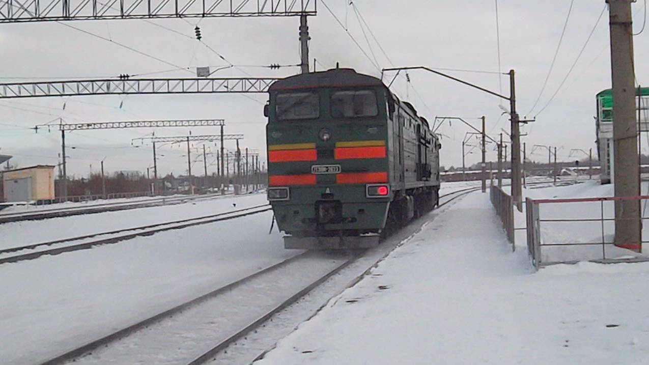 Тепловоз 2ТЭ10М-2623. Резервом.