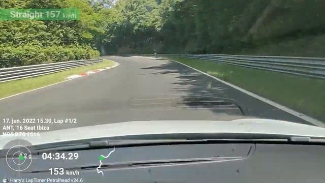 Nürburgring Ibiza cupra 1.8 TSI BTG 09:03 17.06.2022